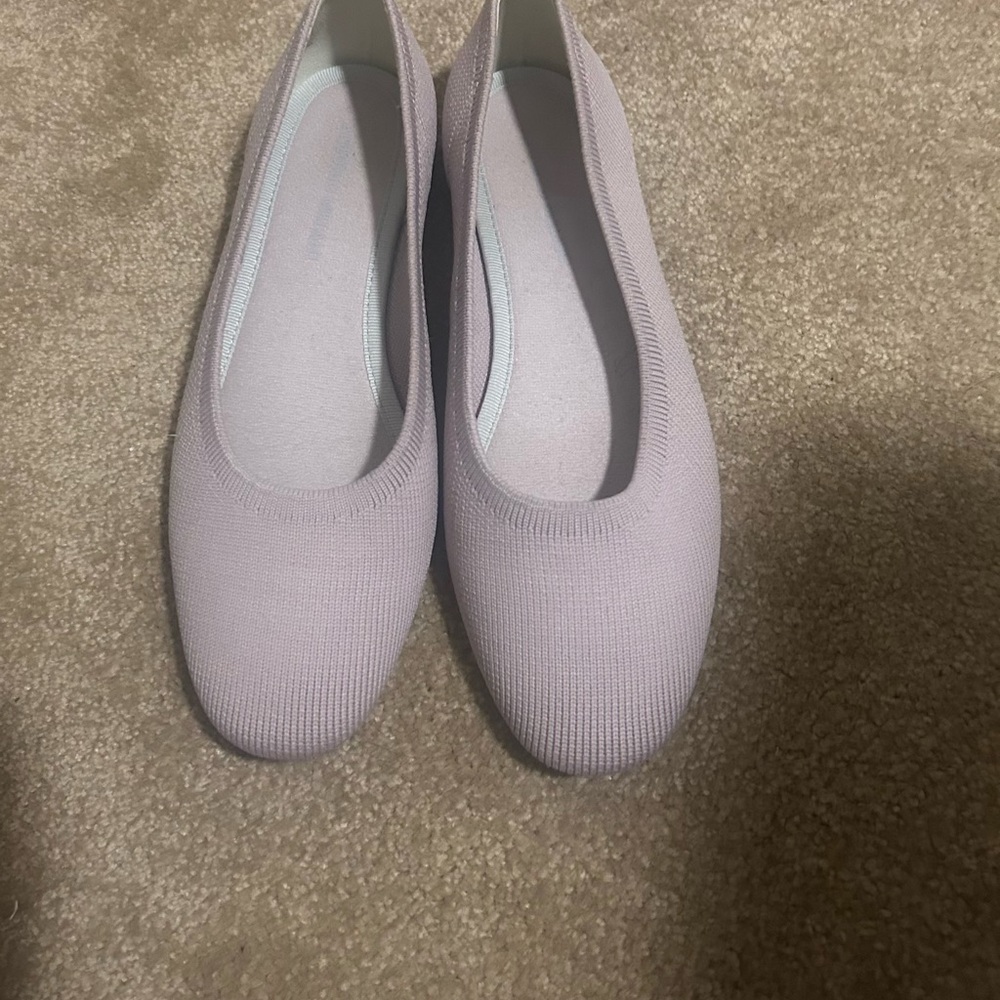 Pink ballet flats